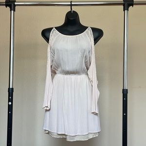 Pink Beige Off Shoulder Charlotte Russe Dress